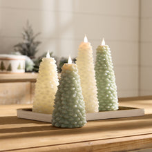 Load image into Gallery viewer, Tree Candle 10"H
