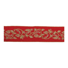 Load image into Gallery viewer, Ornate Holiday Ribbon 4" x 5 yds
