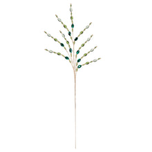 Load image into Gallery viewer, Green Jewel Bead Spray (Set of 2)
