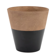 Load image into Gallery viewer, Tapered Two-Tone Planter (Set of 2)
