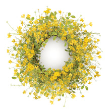 Load image into Gallery viewer, Mixed Daisy Floral Wreath 20"D

