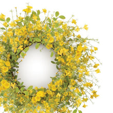 Load image into Gallery viewer, Mixed Daisy Floral Wreath 20"D
