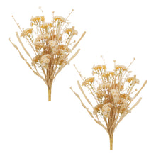 Load image into Gallery viewer, Beige Floral Grass Bush (Set of 2)
