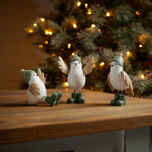 Load image into Gallery viewer, Winter Bird with Snowboots Figurine (Set of 6)
