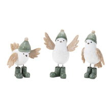 Load image into Gallery viewer, Winter Bird with Snowboots Figurine (Set of 6)
