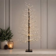 Load image into Gallery viewer, Black LED Twig Tree 5'H
