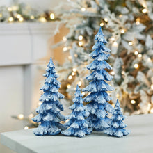 Load image into Gallery viewer, Flocked Pine Tree (Set of 4)

