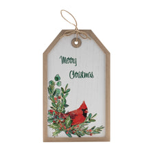 Load image into Gallery viewer, Merry Christmas Cardinal Tag

