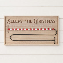 Load image into Gallery viewer, Wood Beaded Christmas Countdown 20"L
