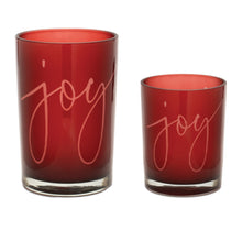Load image into Gallery viewer, Joy Glass Votive Holder (Set of 2)
