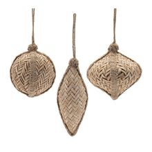 Load image into Gallery viewer, Woven Bamboo Ornament (Set of 6)
