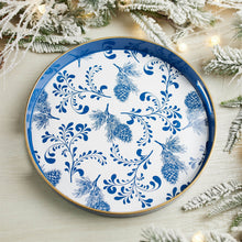 Load image into Gallery viewer, Round Pine Print Tray 13.5"H
