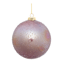Load image into Gallery viewer, Iridescent Beaded Glass Ornament (Set of 4)
