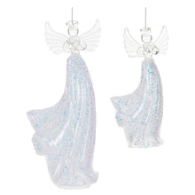 Load image into Gallery viewer, Iridescent Glass Angel Ornament (Set of 6)
