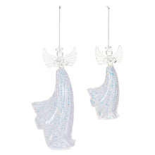 Load image into Gallery viewer, Iridescent Glass Angel Ornament (Set of 6)
