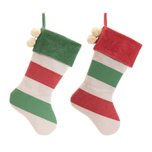 Load image into Gallery viewer, Striped Wool Stocking (Set of 2)
