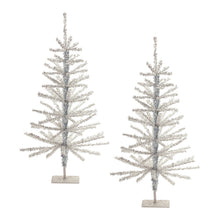 Load image into Gallery viewer, Tinsel Pine Tree (Set of 2)
