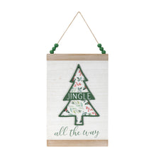 Load image into Gallery viewer, Wood Beaded Merry Christmas Banner (Set of 2)
