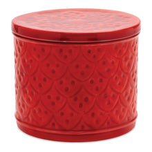 Load image into Gallery viewer, Red Metal Container with Lid (Set of 2)
