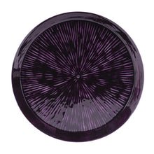 Load image into Gallery viewer, Round Etched Metal Tray 13.5"D
