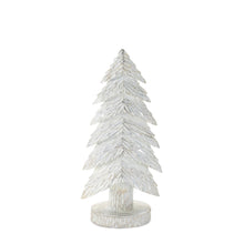 Load image into Gallery viewer, White Christmas Tabletop Trees (Set of 2)

