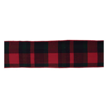 Load image into Gallery viewer, Red and Black Plaid Wired Ribbon (Set of 2)
