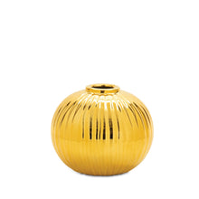 Load image into Gallery viewer, Decorative Gold Vase
