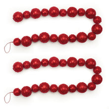 Load image into Gallery viewer, Beaded Ball Ornament String Garland (Set of 2)
