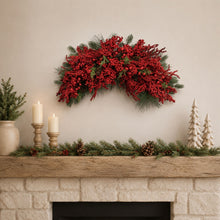 Load image into Gallery viewer, Mixed Pine and Berry Cresti 31"L
