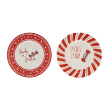 Load image into Gallery viewer, Ceramic Santa Candy Plate (Set of 4)
