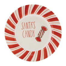 Load image into Gallery viewer, Ceramic Santa Candy Plate (Set of 4)
