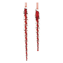 Load image into Gallery viewer, Twisted Glass Icicle Ornament (Set of 12)
