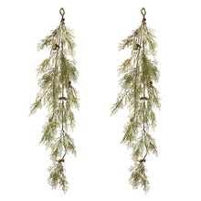 Load image into Gallery viewer, Pine and Pinecone Garland (Set of 2)
