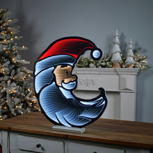 Load image into Gallery viewer, Santa Half Moon Ekkolight 23"H
