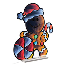 Load image into Gallery viewer, Peppermint Gingerbread Man Ekkolight 29.5"H
