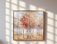 Load image into Gallery viewer, Framed Tree Landscape Wall Canvas 24"SQ
