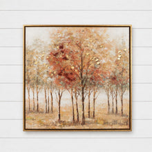 Load image into Gallery viewer, Framed Tree Landscape Wall Canvas 24"SQ
