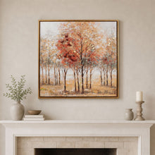 Load image into Gallery viewer, Framed Tree Landscape Wall Canvas 24"SQ
