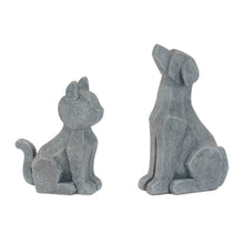 Load image into Gallery viewer, Modern Sitting Dog and Cat Figurine (Set of 4)
