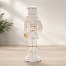 Load image into Gallery viewer, Modern Nutcracker with Gold Accents 14.5"H
