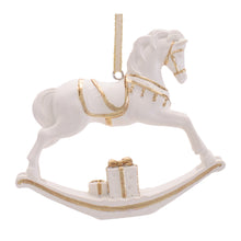 Load image into Gallery viewer, Rocking Horse Ornament Set of 12
