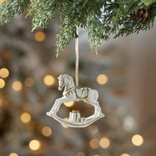 Load image into Gallery viewer, Rocking Horse Ornament Set of 12
