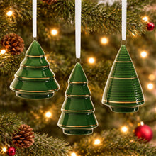 Load image into Gallery viewer, Ceramic Tree Ornament Set of 6
