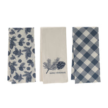 Load image into Gallery viewer, Pine and Plaid Christmas Tea Towel (Set of 3)
