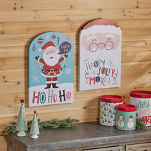 Load image into Gallery viewer, Whimsical Santa Christmas Wall Sign (Set of 2)
