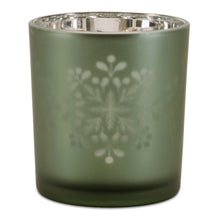 Load image into Gallery viewer, Frosted Snowflake Votive Holder (Set of 3)
