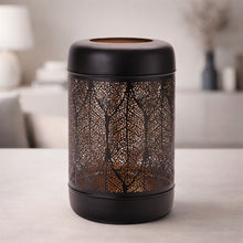 Load image into Gallery viewer, Cut Metal Leaf Pattern Lantern 13"H
