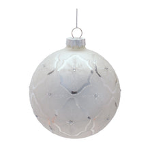 Load image into Gallery viewer, Glass Ball Ornaments with Snowflake (Set of 6)
