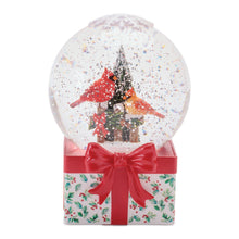 Load image into Gallery viewer, LED Cardinal Snow Globe 6.5"H
