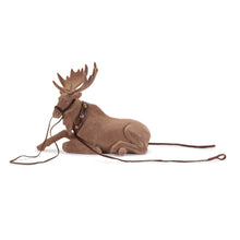 Load image into Gallery viewer, Felt Moose with Reigns (Set of 2)
